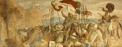 Treue Männer sind die beste Mauer von Moritz Ludwig von Schwind